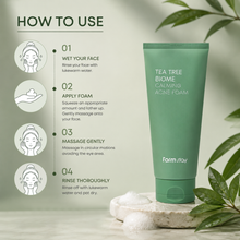 Load image into Gallery viewer, TEA TREE BIOME CALMING ACNE FOAM