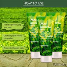 Load image into Gallery viewer, Green Tea Seed Premium Moisture Cleansing Foam