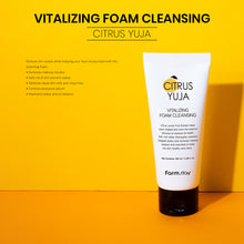 Load image into Gallery viewer, Citrus Yuja Vitlization Foam Cleanser
