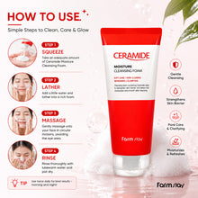 Load image into Gallery viewer, CERAMIDE MOISTURE CLEANSING FOAM

