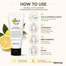 Load image into Gallery viewer, Citrus Yuja Vitlization Foam Cleanser
