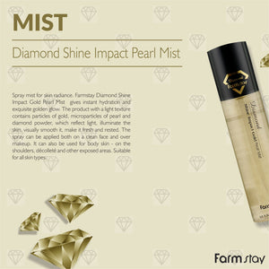 Farmstay Diamond Shine Impact Gold Pearl Mist