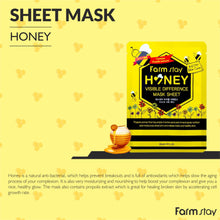 Load image into Gallery viewer, Visible Difference Sheet Mask - Honey
