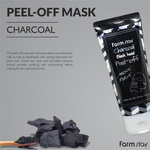 Charcoal Black Head Peel-Off Mask Pack