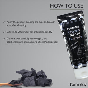 Charcoal Black Head Peel-Off Mask Pack