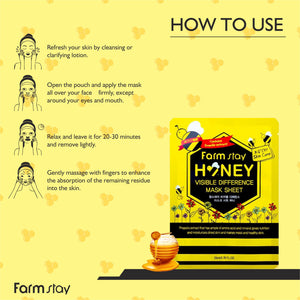 Visible Difference Sheet Mask - Honey